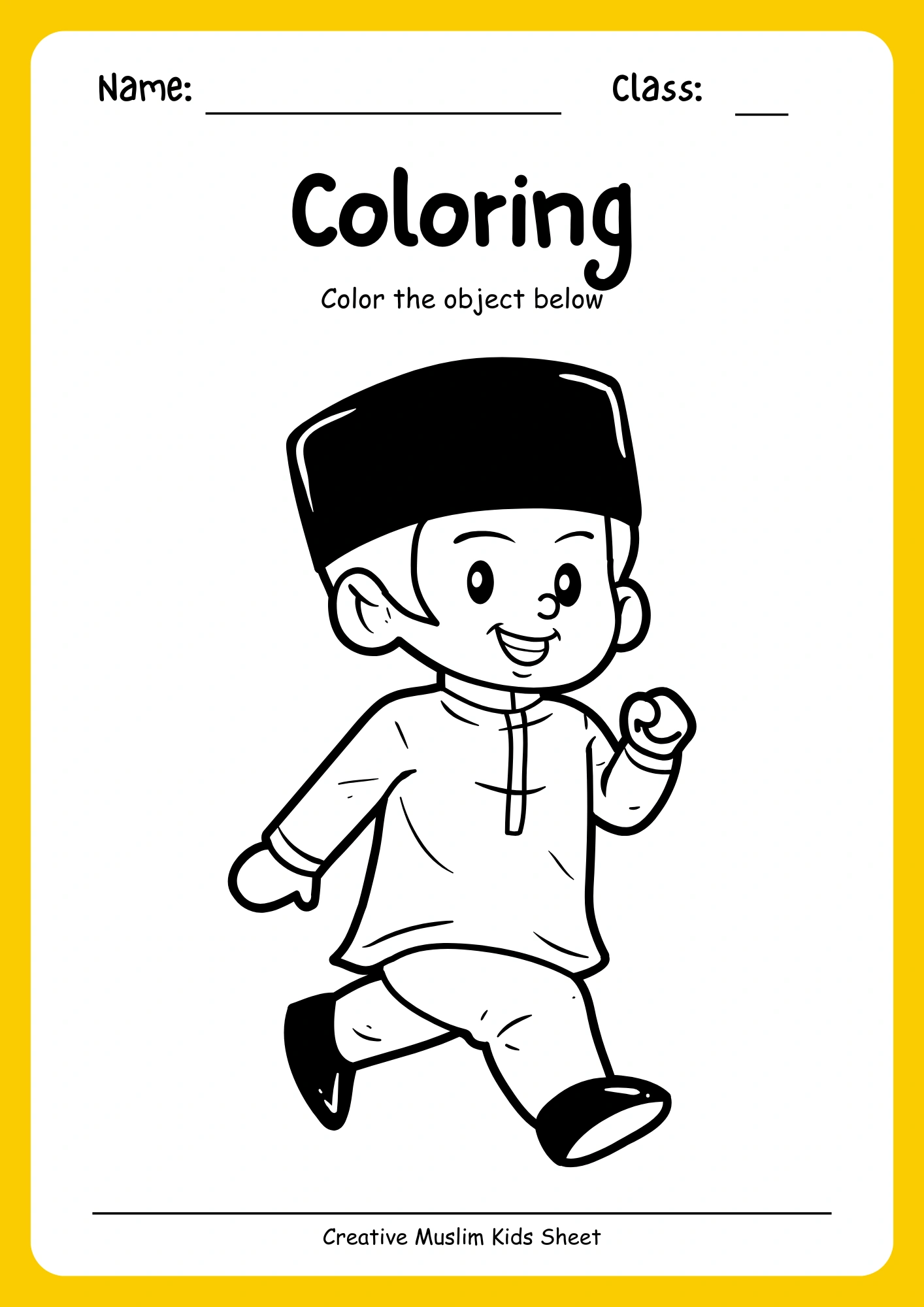 Coloring Sheet - Image 3