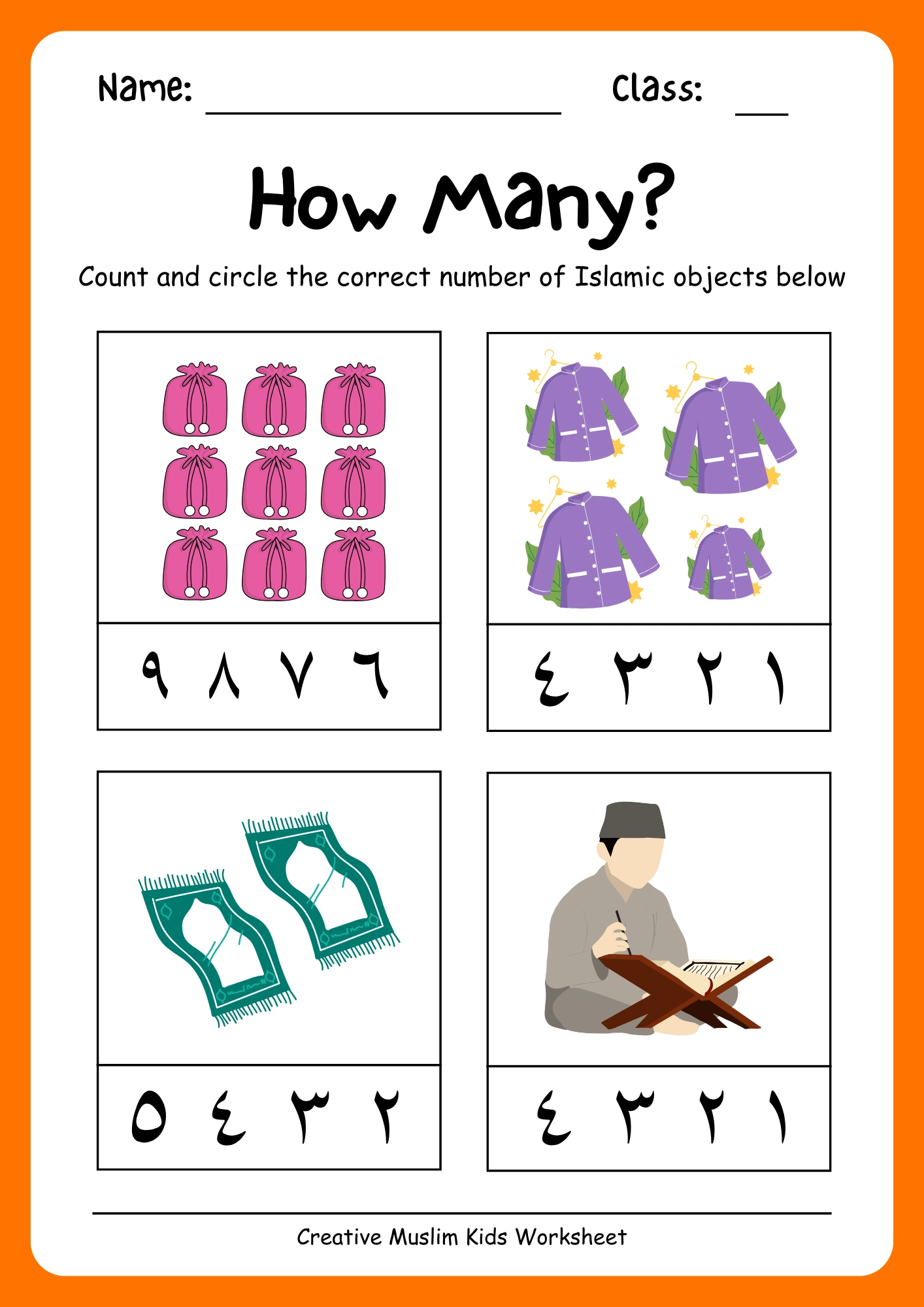 Numbers in Arabic - Image 3