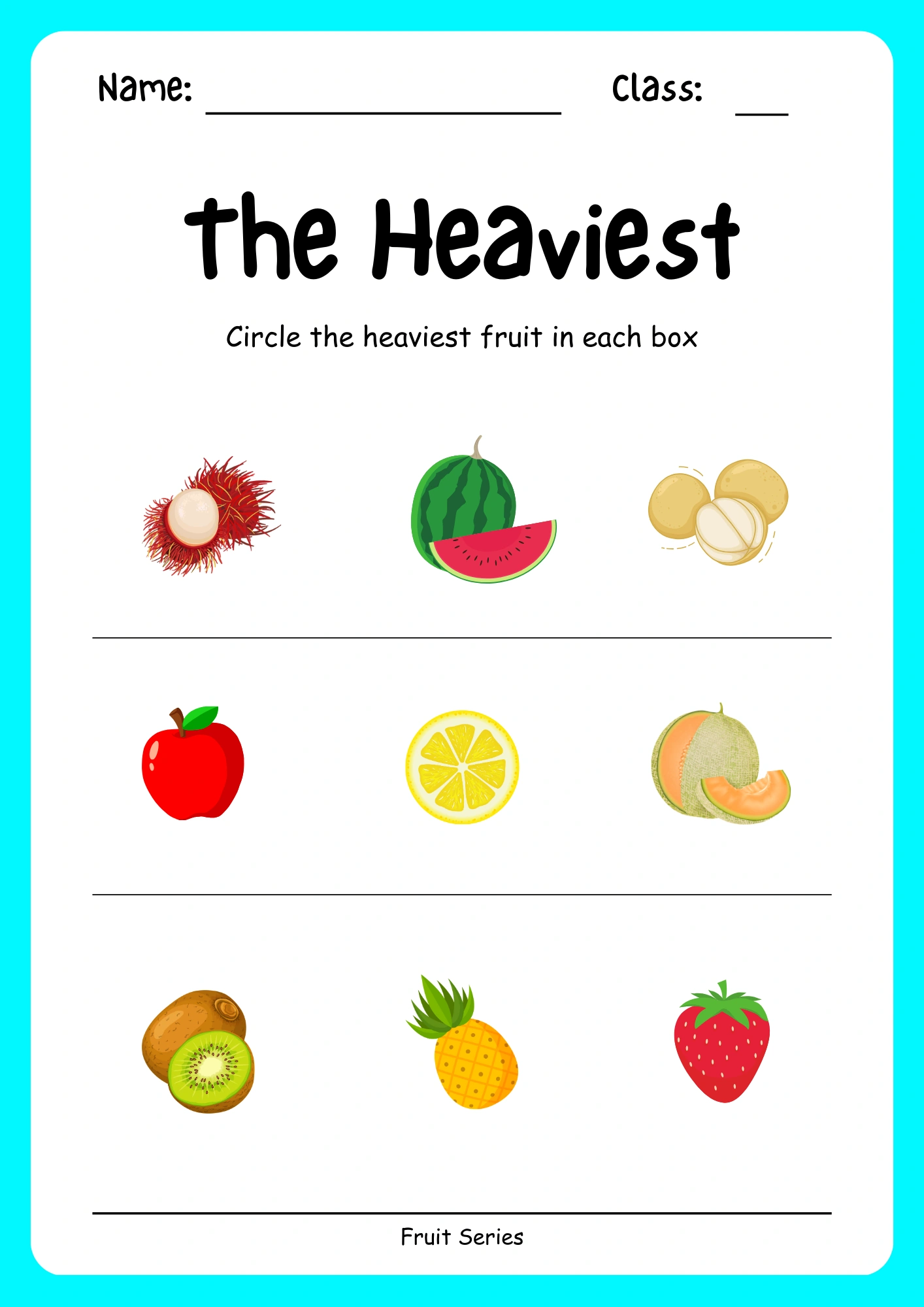 Fruit Worksheets - Image 2